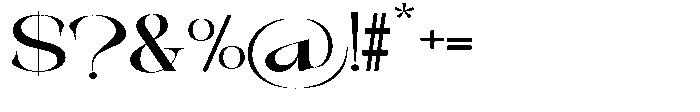 Galdertin Charetam Sans Black Semi Expanded Font OTHER CHARS