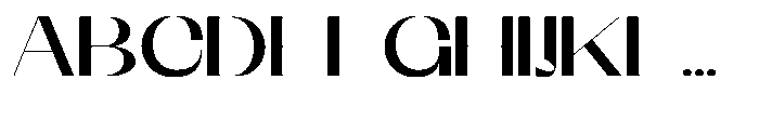 Galdertin Charetam Sans Black Semi Expanded Font UPPERCASE