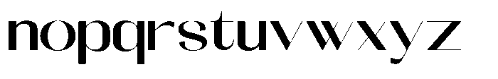 Galdertin Charetam Sans Black Semi Expanded Font LOWERCASE