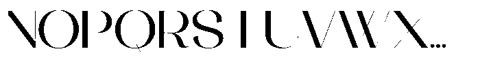 Galdertin Charetam Sans Bold Expanded Font UPPERCASE