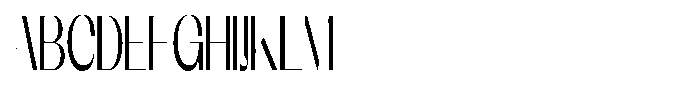 Galdertin Charetam Sans Bold Extra Condensed Font UPPERCASE