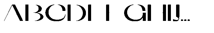 Galdertin Charetam Sans Bold Extra Expanded Font UPPERCASE