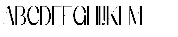 Galdertin Charetam Sans Bold Scale Font UPPERCASE