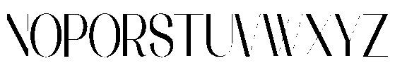 Galdertin Charetam Sans Bold Scale Font UPPERCASE