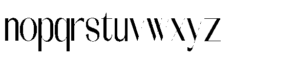 Galdertin Charetam Sans Bold Scale Font LOWERCASE