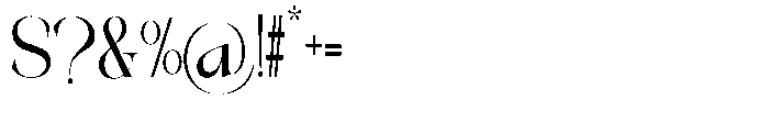 Galdertin Charetam Sans Bold Semi Condensed Font OTHER CHARS