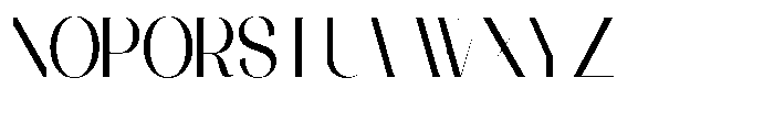 Galdertin Charetam Sans Bold Semi Condensed Font UPPERCASE