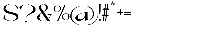 Galdertin Charetam Sans Bold Semi Expanded Font OTHER CHARS