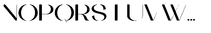Galdertin Charetam Sans Bold Semi Expanded Font UPPERCASE
