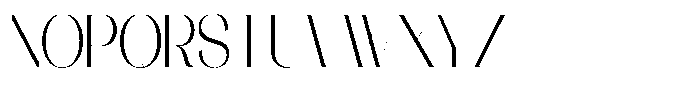 Galdertin Charetam Sans Condensed Font UPPERCASE