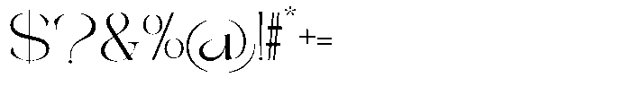 Galdertin Charetam Sans Expanded Font OTHER CHARS