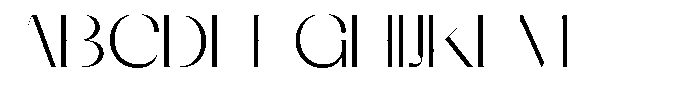 Galdertin Charetam Sans Expanded Font UPPERCASE