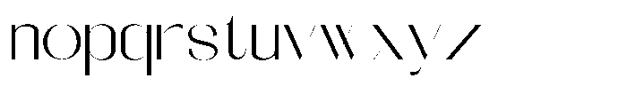 Galdertin Charetam Sans Expanded Font LOWERCASE