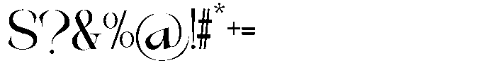 Galdertin Charetam Sans Extra Bold Condensed Font OTHER CHARS