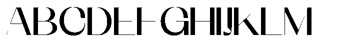 Galdertin Charetam Sans Extra Bold Expanded Font UPPERCASE