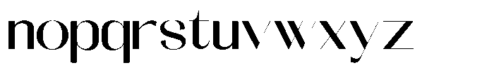 Galdertin Charetam Sans Extra Bold Expanded Font LOWERCASE
