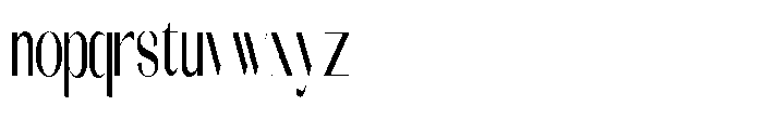 Galdertin Charetam Sans Extra Bold Extra Condensed Font LOWERCASE