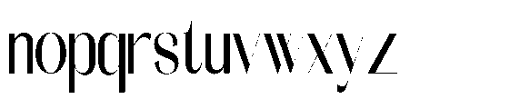 Galdertin Charetam Sans Extra Bold Scale Font LOWERCASE