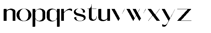 Galdertin Charetam Sans Extra Bold Semi Expanded Font LOWERCASE