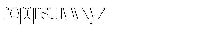 Galdertin Charetam Sans Extra Light Condensed Font LOWERCASE