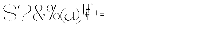 Galdertin Charetam Sans Extra Light Expanded Font OTHER CHARS