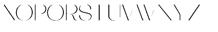 Galdertin Charetam Sans Extra Light Expanded Font UPPERCASE