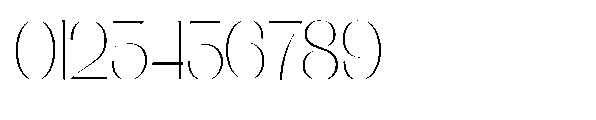 Galdertin Charetam Sans Extra Light Scale Font OTHER CHARS