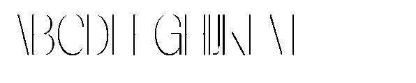 Galdertin Charetam Sans Extra Light Scale Font UPPERCASE
