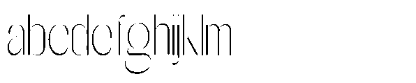 Galdertin Charetam Sans Extra Light Scale FONT