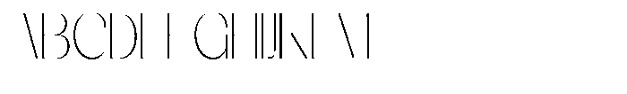 Galdertin Charetam Sans Extra Light Semi Condensed Font UPPERCASE