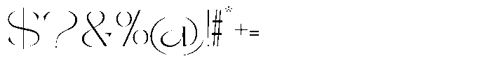 Galdertin Charetam Sans Extra Light Semi Expanded Font OTHER CHARS