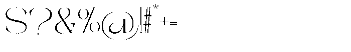 Galdertin Charetam Sans Light Expanded Font OTHER CHARS