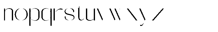 Galdertin Charetam Sans Light Expanded Font LOWERCASE