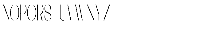 Galdertin Charetam Sans Light Extra Condensed Font UPPERCASE