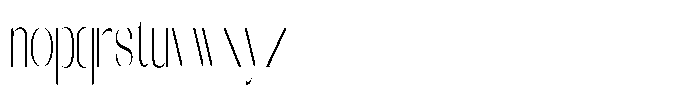 Galdertin Charetam Sans Light Extra Condensed Font LOWERCASE