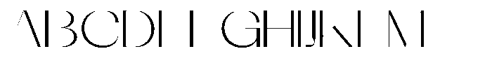 Galdertin Charetam Sans Light Semi Expanded Font UPPERCASE