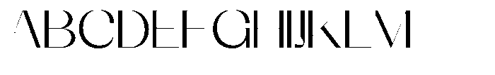 Galdertin Charetam Sans Medium Expanded Font UPPERCASE
