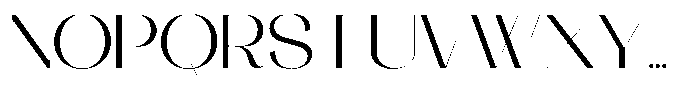 Galdertin Charetam Sans Medium Expanded Font UPPERCASE