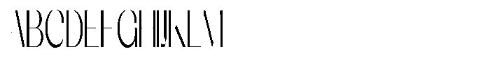 Galdertin Charetam Sans Medium Extra Condensed Font UPPERCASE