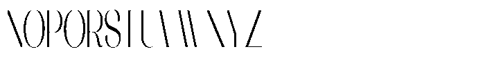 Galdertin Charetam Sans Medium Extra Condensed Font UPPERCASE