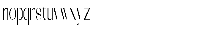 Galdertin Charetam Sans Medium Extra Condensed Font LOWERCASE