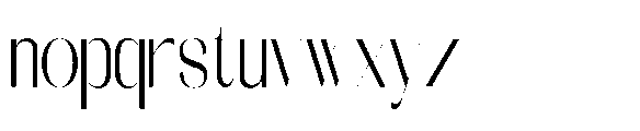Galdertin Charetam Sans Medium Scale Font LOWERCASE