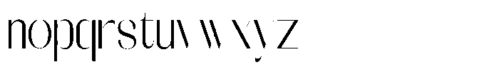 Galdertin Charetam Sans Medium Semi Condensed Font LOWERCASE