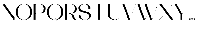 Galdertin Charetam Sans Semi Bold Expanded Font UPPERCASE