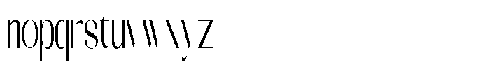 Galdertin Charetam Sans Semi Bold Extra Condensed Font LOWERCASE