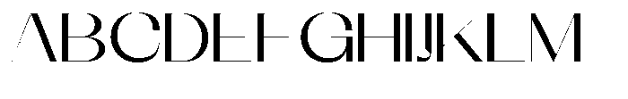 Galdertin Charetam Sans Semi Bold Semi Expanded Font UPPERCASE
