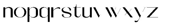 Galdertin Charetam Sans Semi Bold Semi Expanded Font LOWERCASE