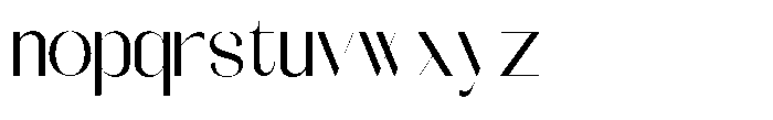 Galdertin Charetam Sans Semi Bold Font LOWERCASE