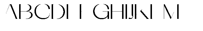 Galdertin Charetam Sans Semi Expanded Font UPPERCASE