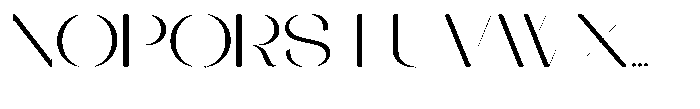 Galdertin Charetam Sans Semi Expanded Font UPPERCASE